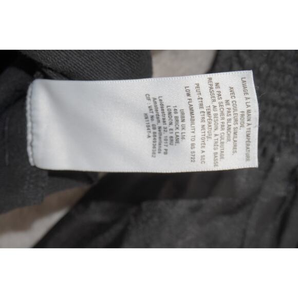 Anthropologie Black Puff Sheer Long Sleeve Blouse Women’s Size M Romantic Top - Picture 8 of 8